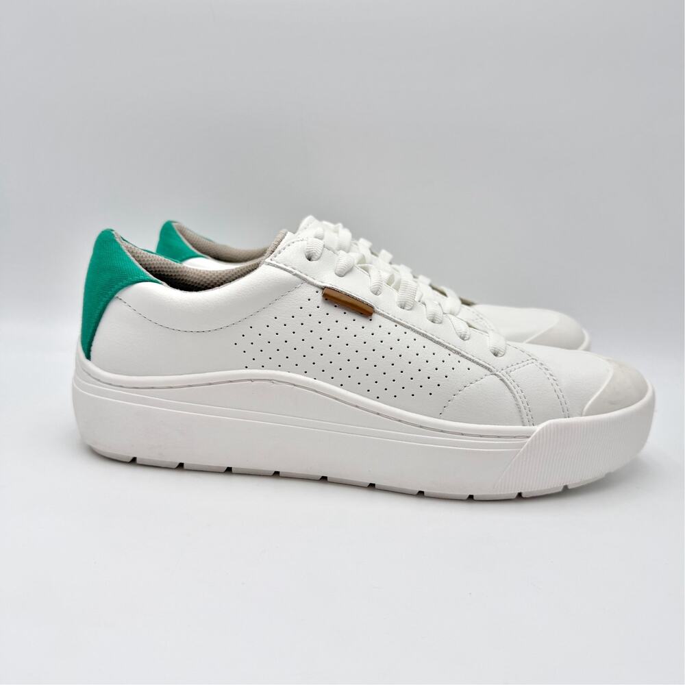 Dr. Scholls Womens Time Off Platform Sneakers US Left 9 Right 9.5 White EUC